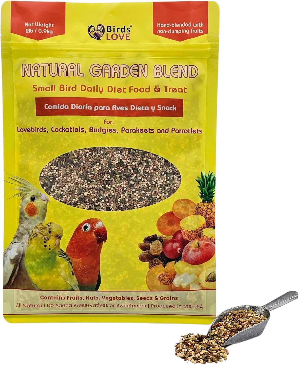 natural garden seeds Birds Love All Natural Garden Blend Bird Food for Medium Birds