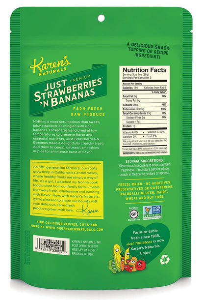 Just Strawbwerries/Bananas, 2oz
