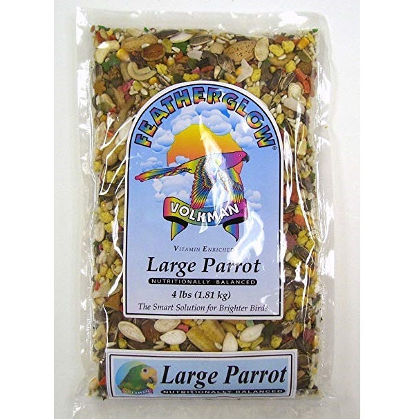 VolkmanFeatherglow Large Parrot, 4 lbs