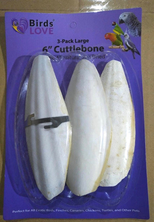 CUTTLEBONE 6IN 3PK