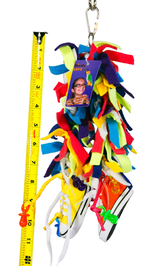 Birds LOVE Preening Shoes