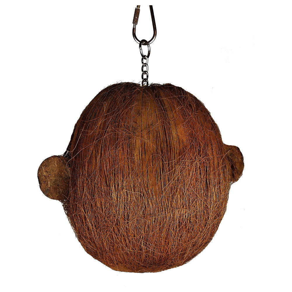 Coco Monkey Coconut Shell Bird Toy