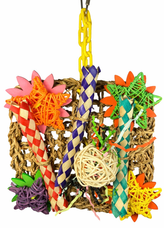 Birds LOVE Flower Net Climbing Parrot Toy
