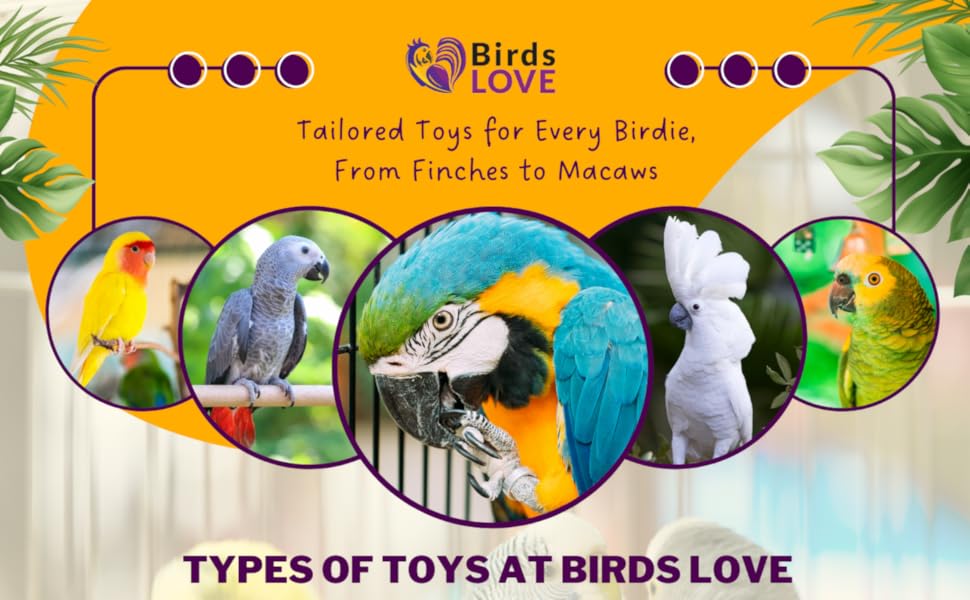 Birds LOVE Chew-Tastic Triple Tower of Shredded Fun Medium Bird Toy info
