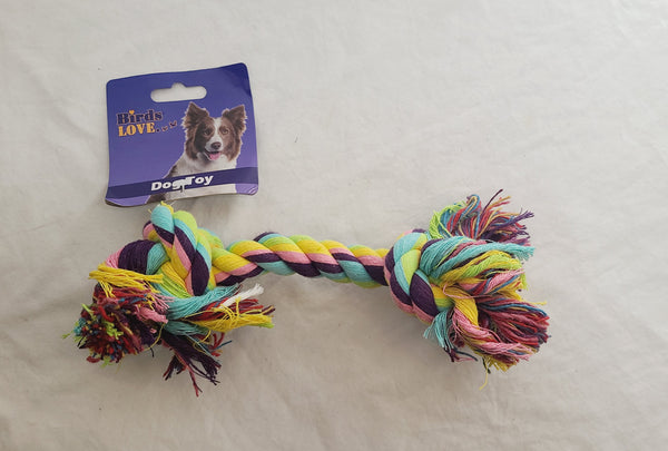 SMALL AND MED DOG PULL AND PLAY COTTON 5/pk