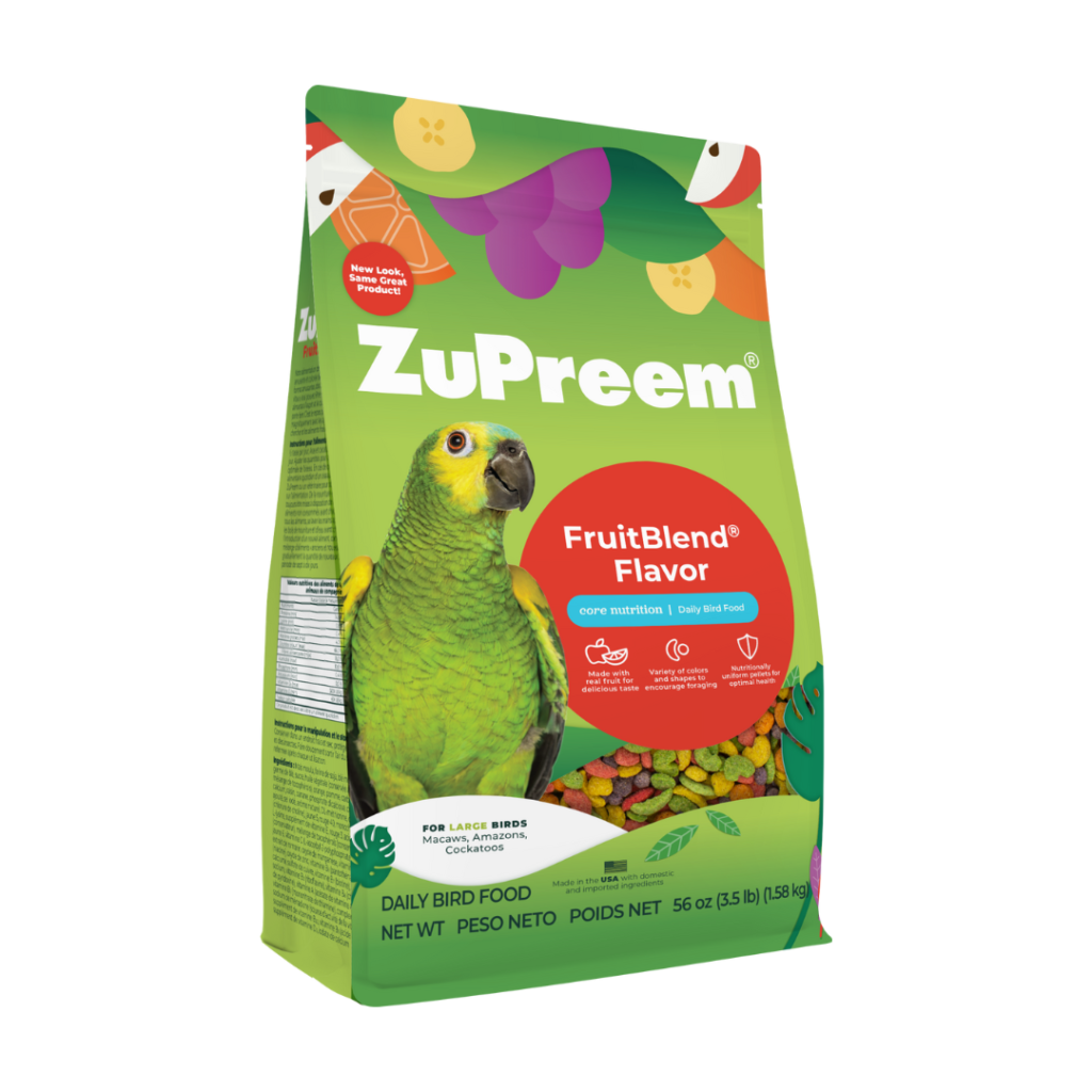 Zupreem FruitBlend Diet for Parrots & Conures, 12 lbs