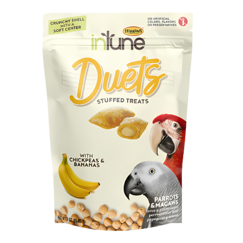 3OZ DUETS CHICKPEAS AND BANANA PARROT