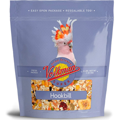 Volkman Seed Avian Science Super Hookbill Bird Food 4lb