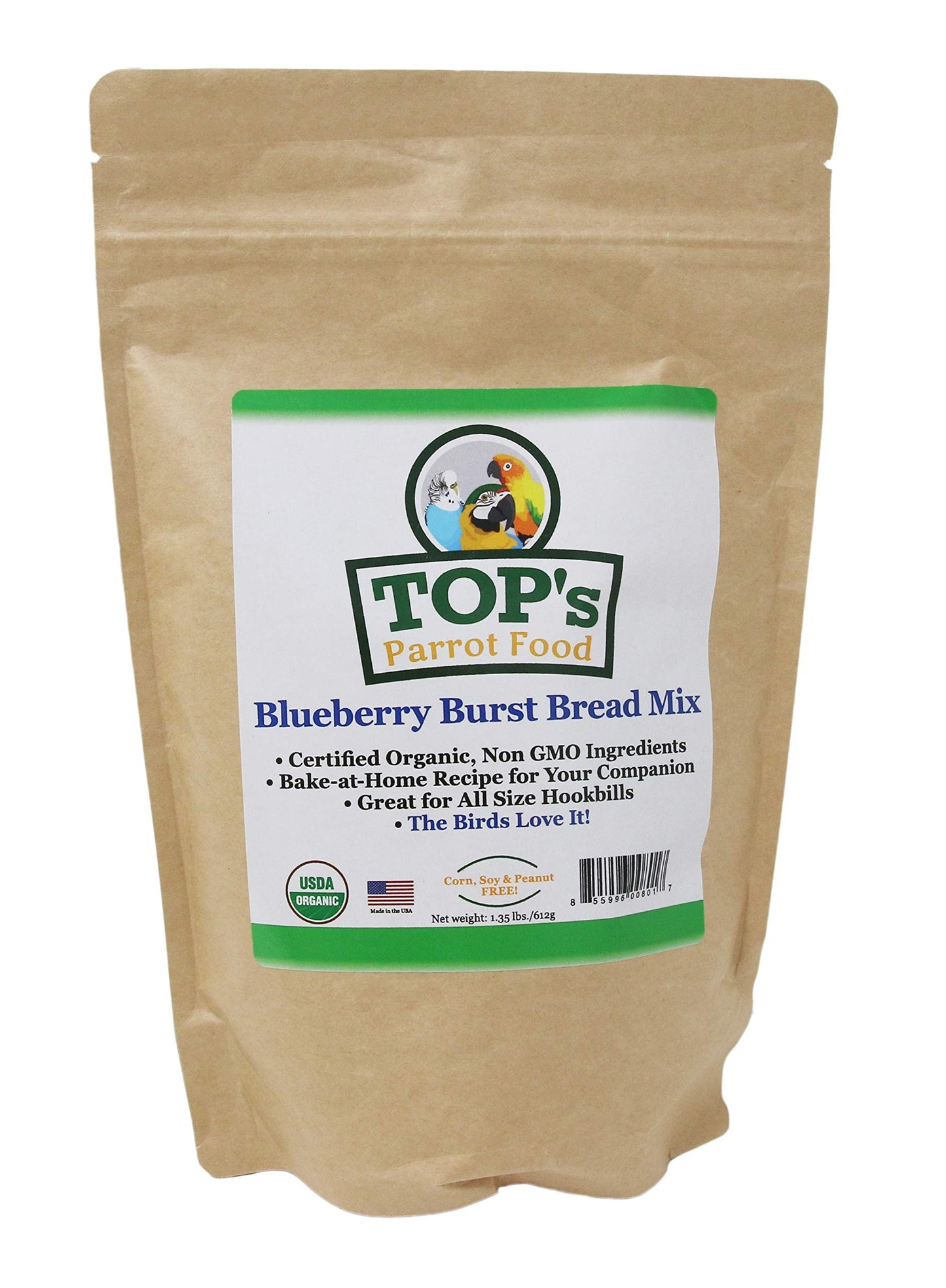 TOP's Premium Birdie Bread Mix Blueberry Burst 1.35lbs