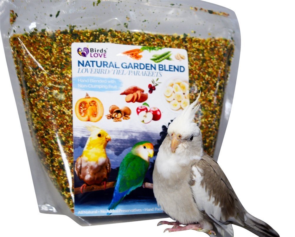 Birds LOVE All Natural Garden Blend Bird Food for Conures - Sunflower Free