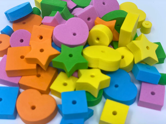 COLORFUL FOAM BEADS 60PCS