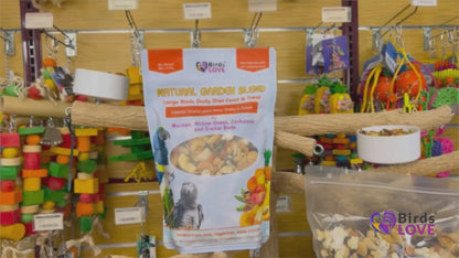 Birds LOVE All Natural Garden Blend Bird Food for Conures - Sunflower Free