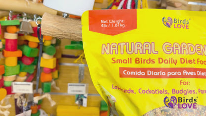 Birds LOVE All Natural Garden Blend Bird Food for Conures - Sunflower Free