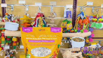 Birds LOVE All Natural Garden Blend Bird Food for Conures - Sunflower Free