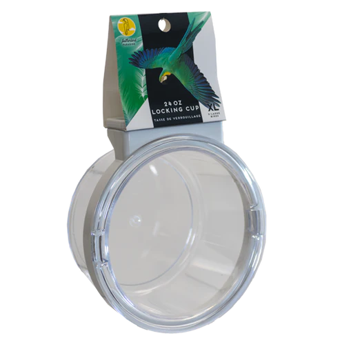 Plastic Crock with Locking Ring 24oz