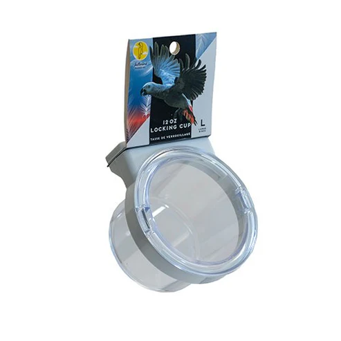 Plastic Crock with Locking Ring 12oz
