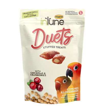 3OZ DUETS CHICKPEAS AND CRANBERRY CONURE