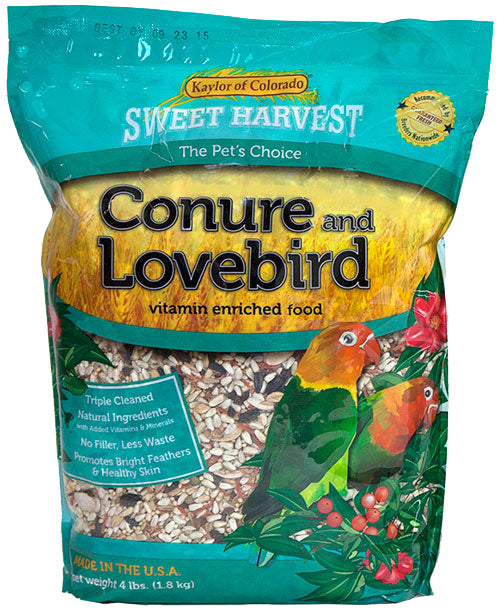 Sweet Harvest Conure and Lovebird 4lb