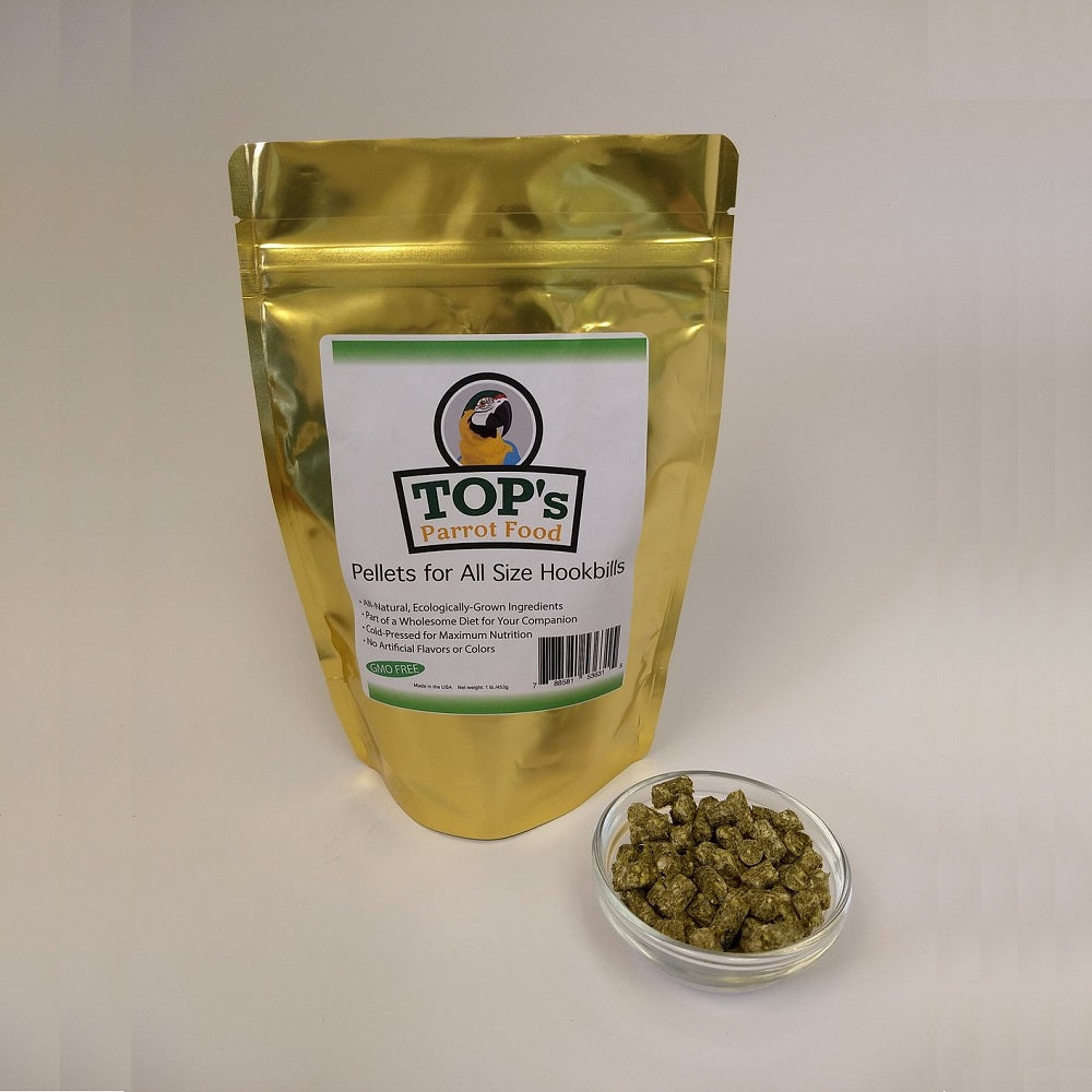 TOP's Parrot Pellets for All Size Hookbills, 50 lbs