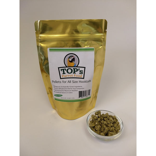 TOP's Organic and GMO-Free on All Tops Listing Titles Parrot Pellets for All Size Hookbills, 1 lb