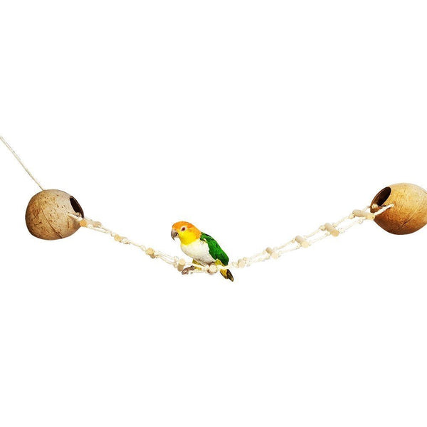 Birds love Double Coconut Ladder