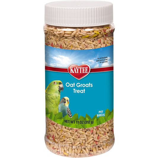 Kaytee Oat Groats Treat for All Pet Birds, 11 oz