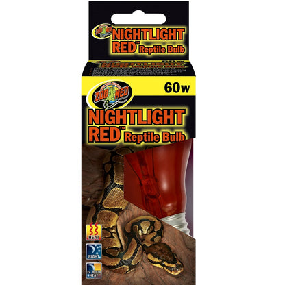 Zoo Med Nightlight Red Reptile Bulb, 60 Watts