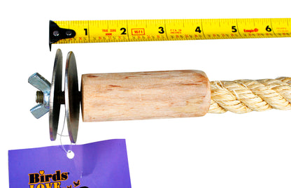 Birds LOVE Sisal Rope Perch, 1.25" x 26"