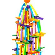 STRAW TOY WITH COTTON ROPE