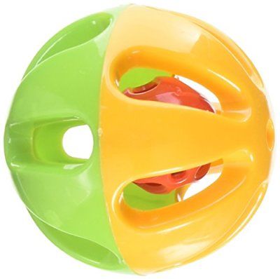 Happy Beaks Large Round Rattle Foot Toy
