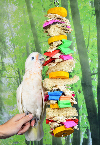 HANGING DISC WITH LOOFAH