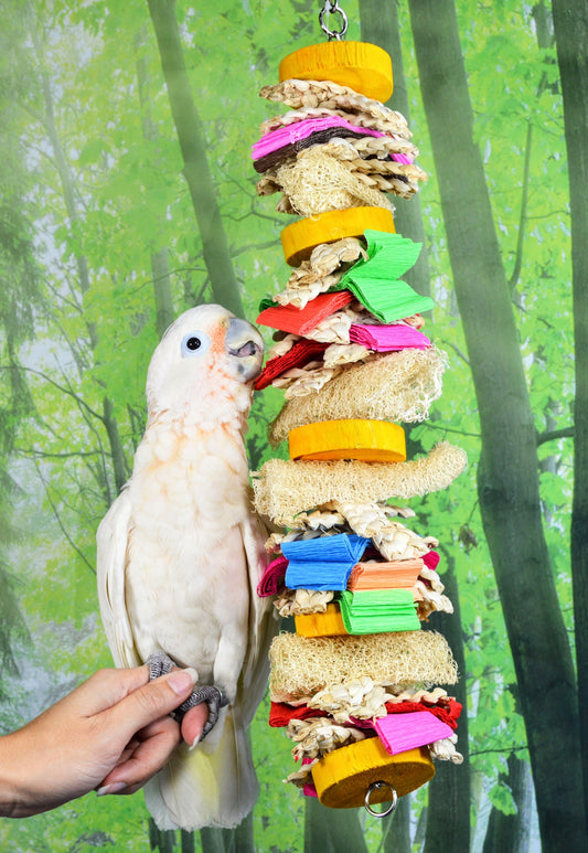 HANGING DISC WITH LOOFAH