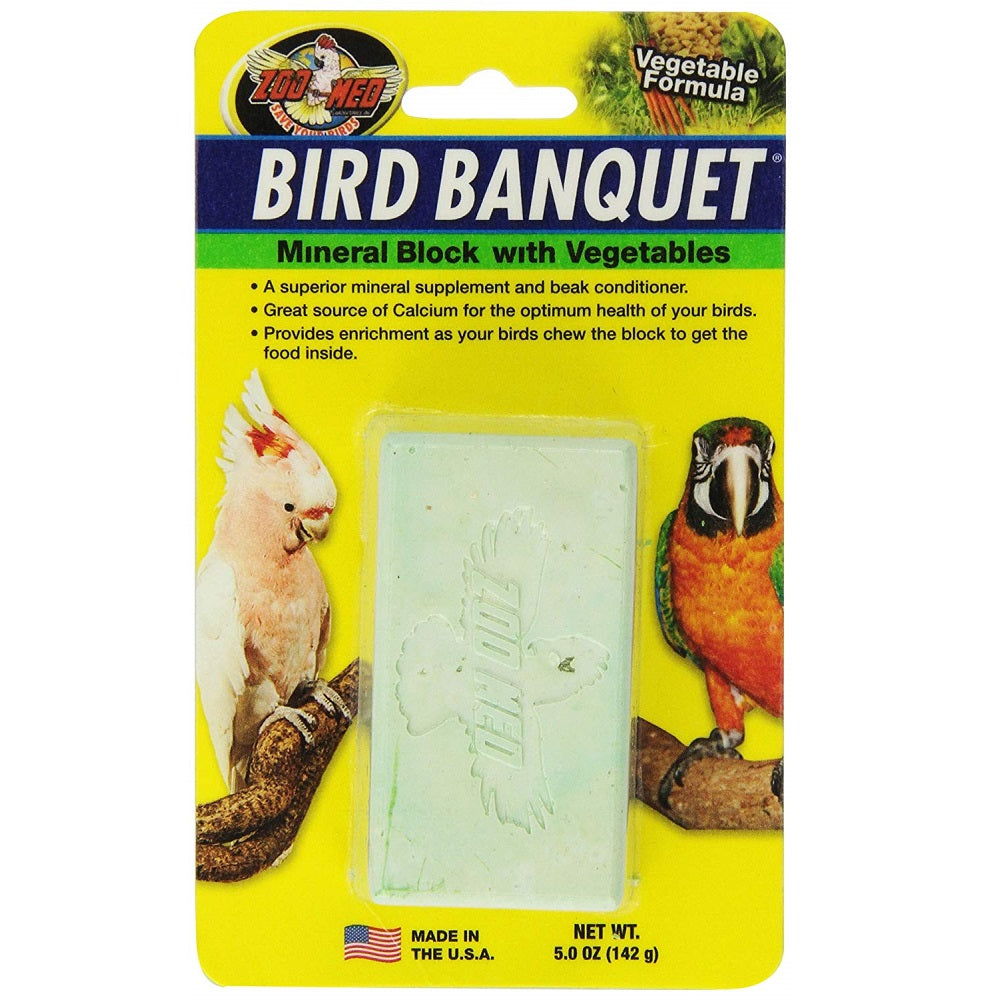 Zoo Med Bird Banquet Veggie Mineral Treat, Large