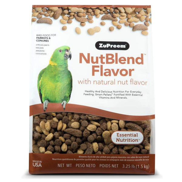 Zupreem Nutblend for Parrots & Conures, 3.25 lbs