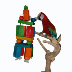 Giant Wood Blocks Bird Toy