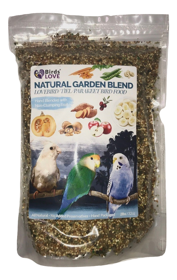 Bird's LOVE All Natural Garden Blend Small, 2 lbs