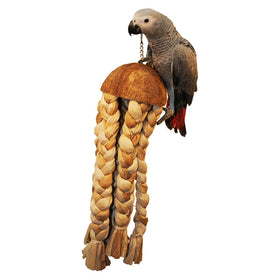 Java Wood Jellyfish Bird Toy - Large