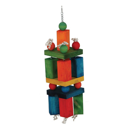 Giant Wood Blocks Bird Toy