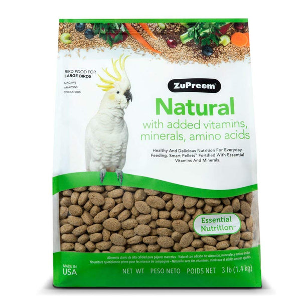 Zupreem Natural for Large Birds, 3 lbs