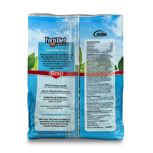 Kaytee Forti-Diet Pro Health Cockatiel Food, 2 lbs