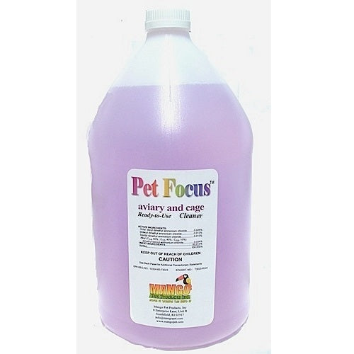 Pet Focus Aviary and Cage Cleaner - Ready to use, 1 Gal