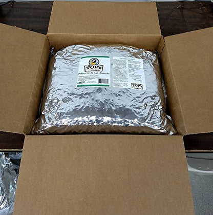 TOP's Organic and GMO-Free on All Tops Listing Titles Parrot Food Pellets for All Size Hookbills, 25 lbs