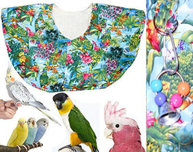 Bird Shoulder Cape - Colorful Jungle Theme