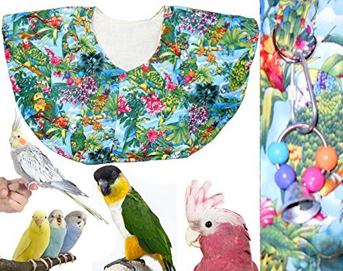 Big bird products inc Bird Shoulder Cape - Colorful Jungle Theme