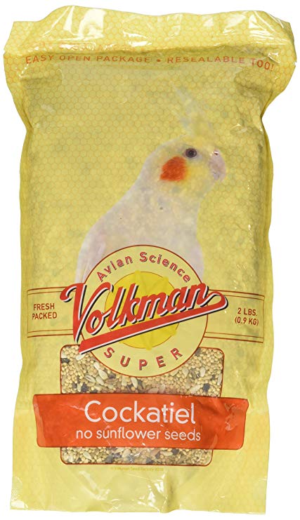 Volkman 2# Avian Science Cockatiel No Sunflower