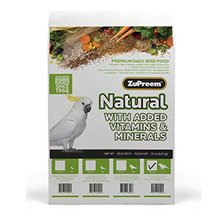 Zupreem Natural for Large Birds, 20 lbs