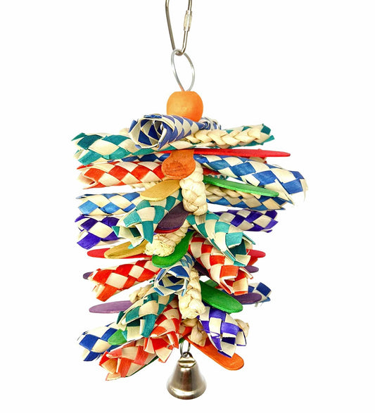 Birds LOVE Bamboo Finger Traps & Popsicle Sticks Parrot