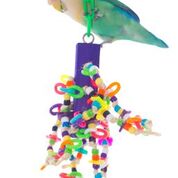 Birds love RECTANGLE WITH BEADS