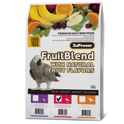 Zupreem FruitBlend Diet for Parrots & Conures, 35 lbs