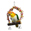Birds LOVE Hearts, Leather and Bell Swing for Small Size Birds